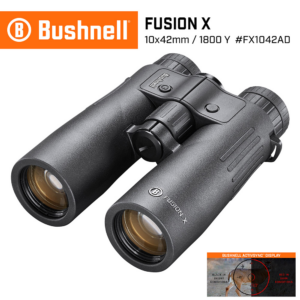 【美國 Bushnell】Fusion X 終極系列 10x42mm 智慧顯色雷射測距雙筒望遠鏡 FX1042AD (公司貨)推薦鏡頭收購
